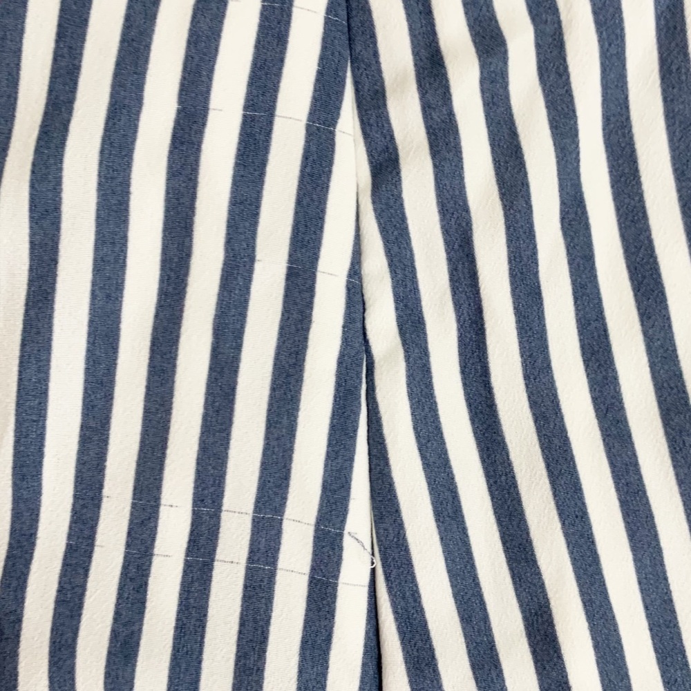 Elizabeth Crosby Pippa Ruffle Stripe Wrap Dress - Picture 13 of 14